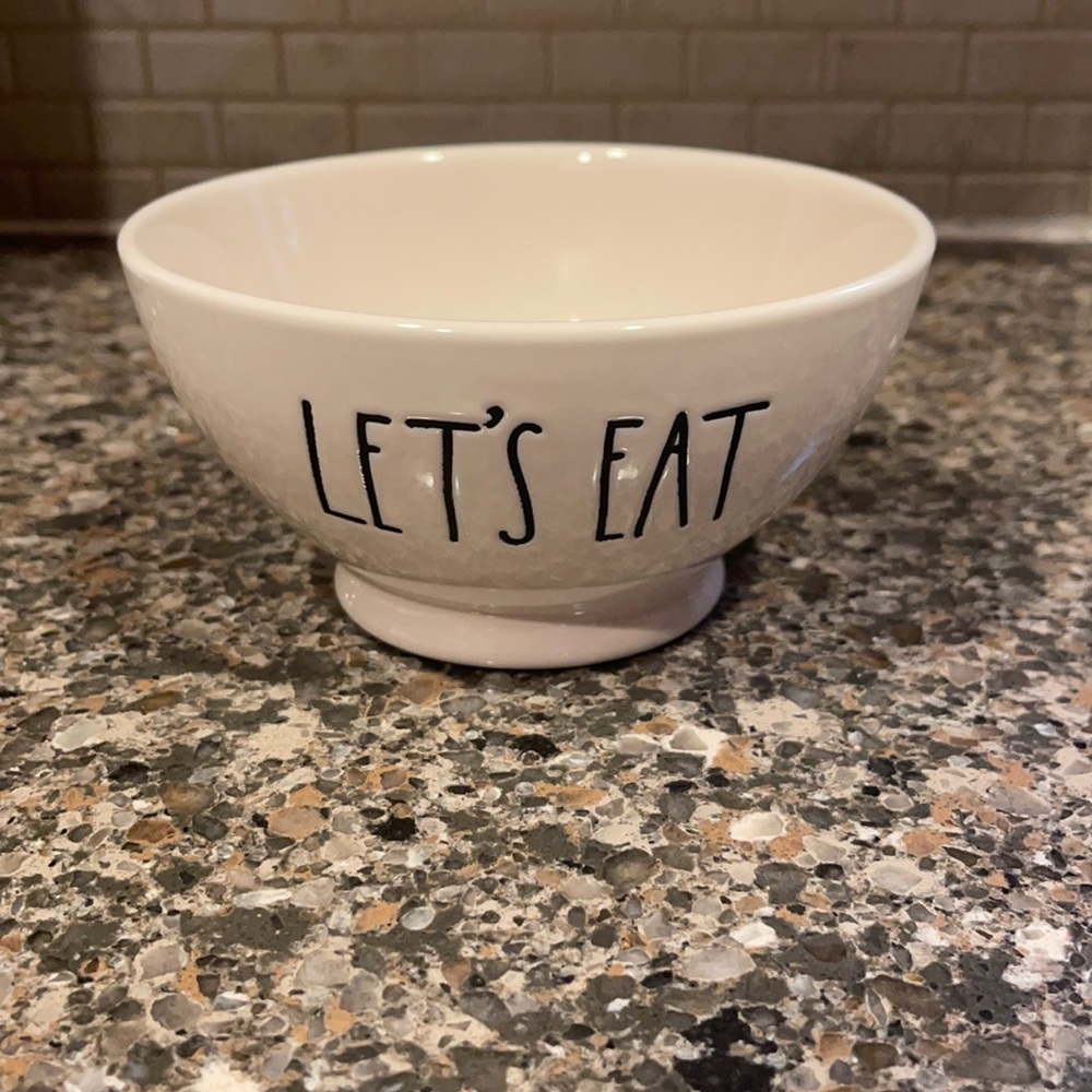Rae Dunn “Let’s Eat” bowl